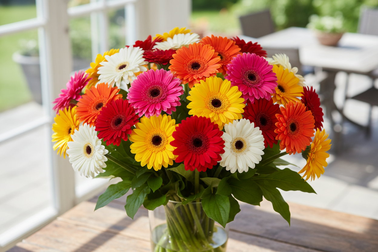 COLORFUL GERBERA BOUQUET